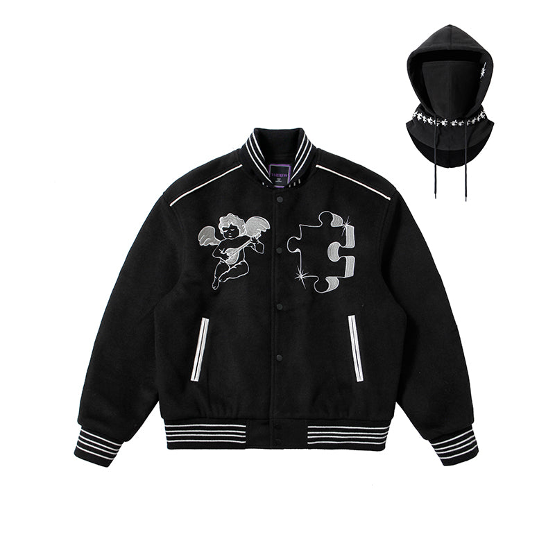 YADcrew Embroidered note baseball jacket - アウター