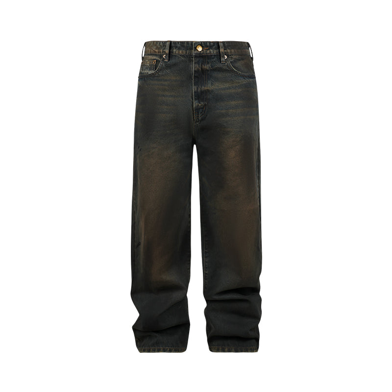 ANTIDOTE Vintage Washed Dirty Denim Pants