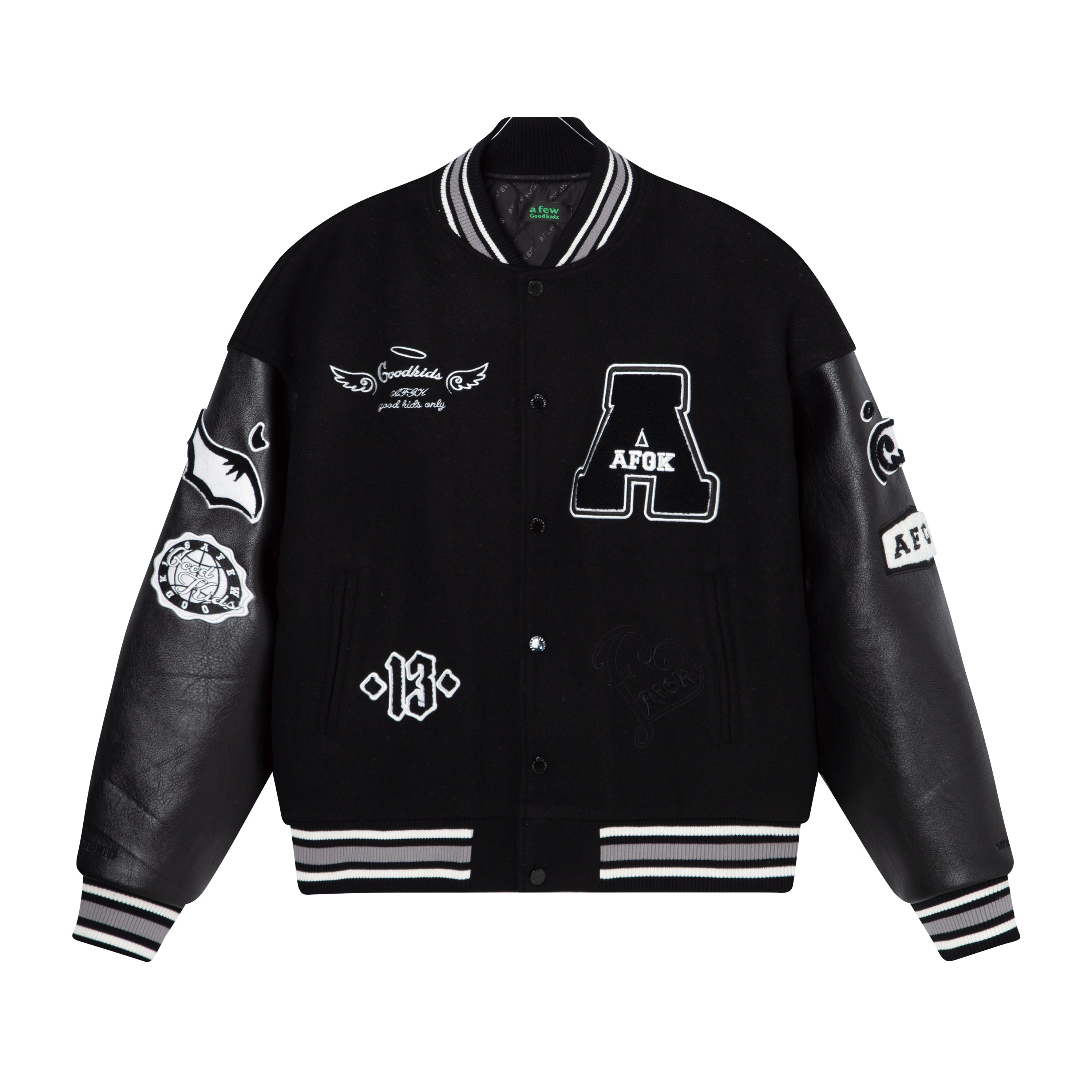 スタジャン A Few Good Kids AFGK Angel jacket Buy Now AFGK Angel Devil Varsity Jacket – Face 3 Face