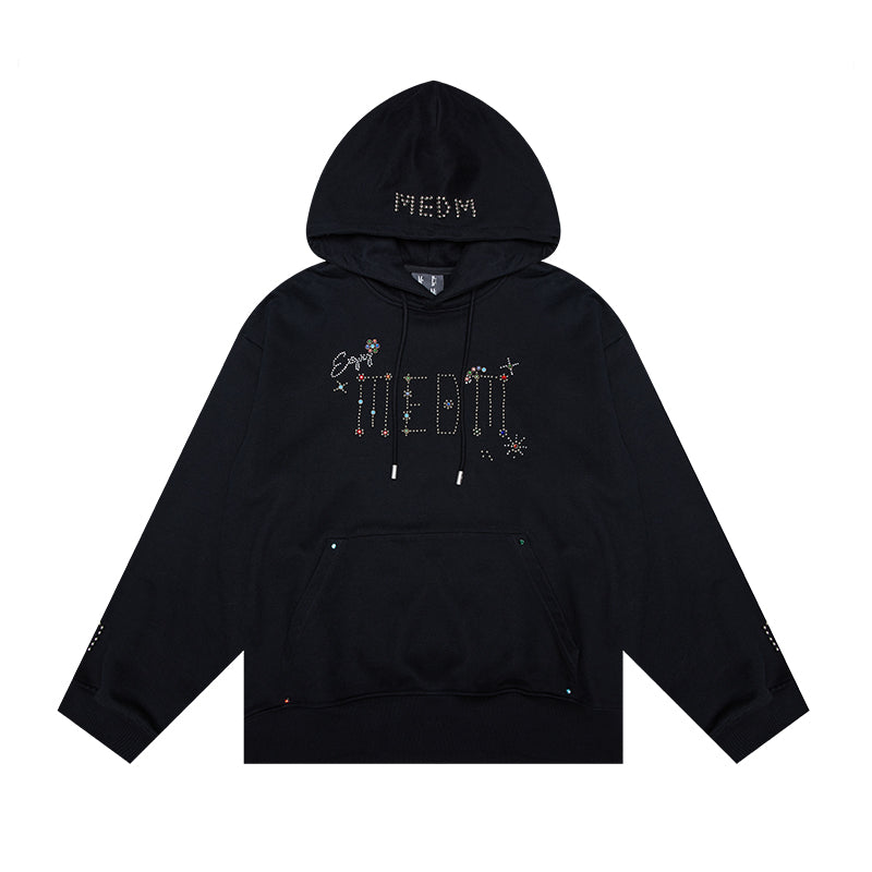 MEDM Gemstone Hot Drill Hoodie