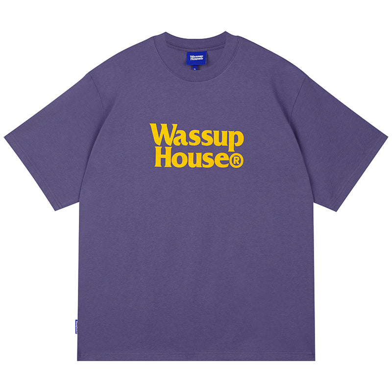 Wassup House Basic Logo Print Tee – Face 3 Face