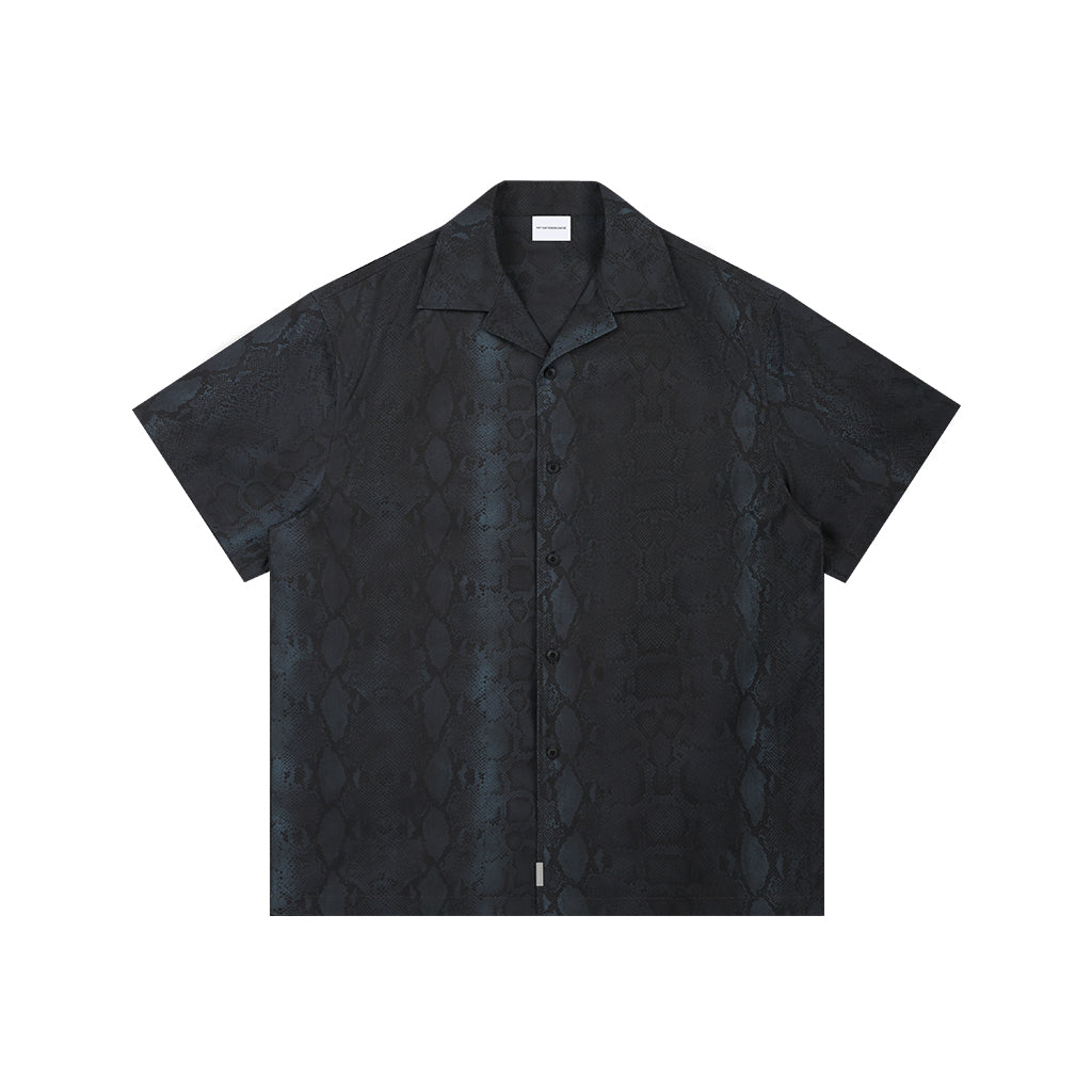 ANTIDOTE Cuban Collar Short Sleeve Shirt