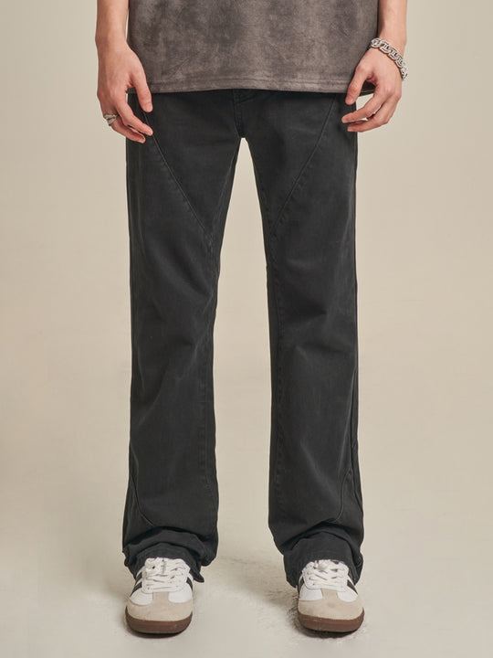 F3F Select Minimalist Silhouette Drape Stitch Pants