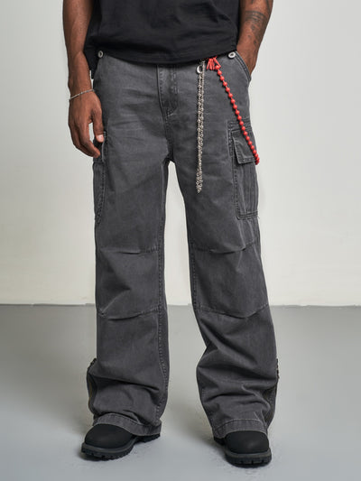 F3F Select Crease Design Multi Pocket Cargo Pants | Face 3 Face