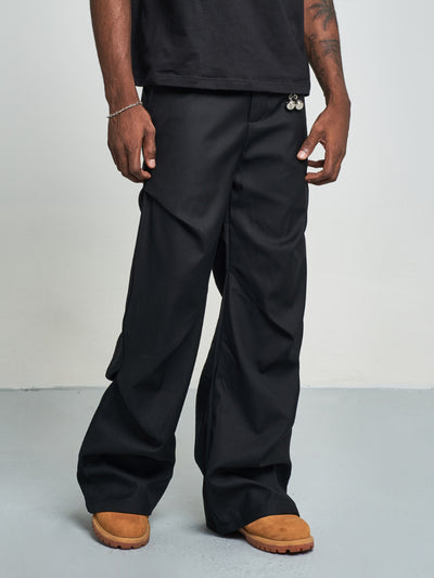 F3F Select Side Pleated Suit Pants | Face 3 Face