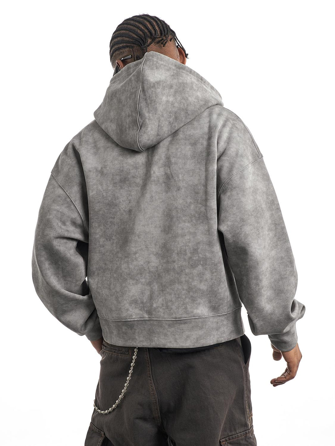 F3F Select Wasteland Distressed Zip Up Hoodie | Face 3 Face