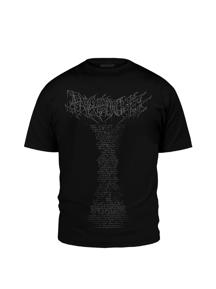 ANTIDOTE Venom Font Printed Slim Stretch Tee