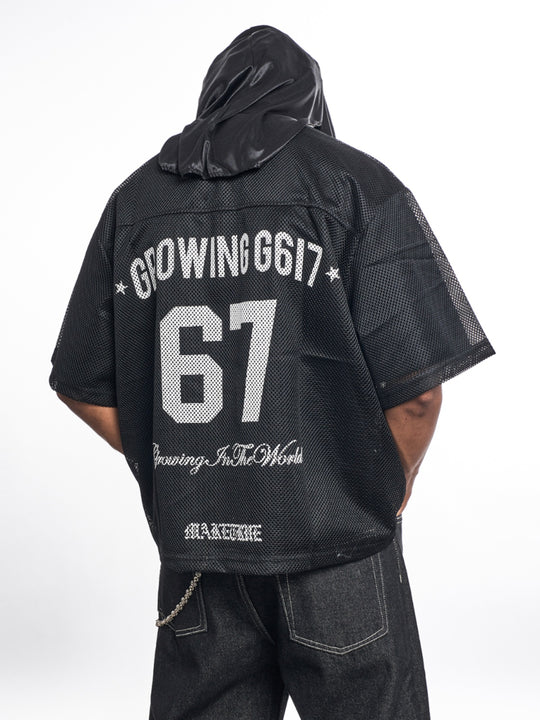 F3F Select 67 Numbering Printed Logo Mesh Hockey Jersey Tee | Face 3 Face