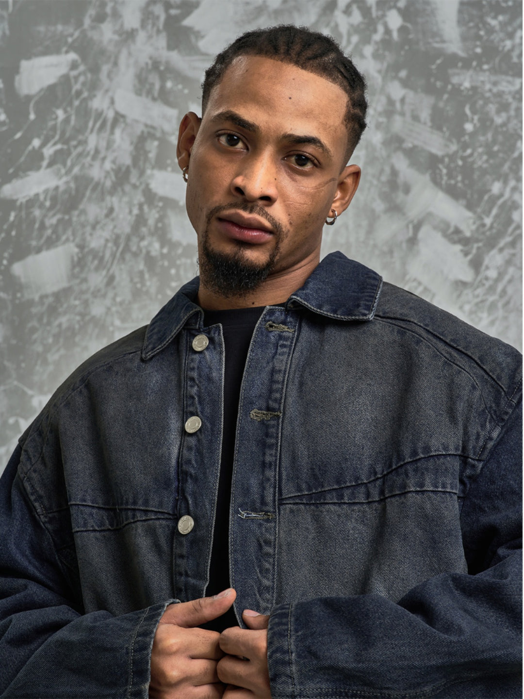 F3F Select Dirty Dye Washed Denim Jacket | Face 3 Face