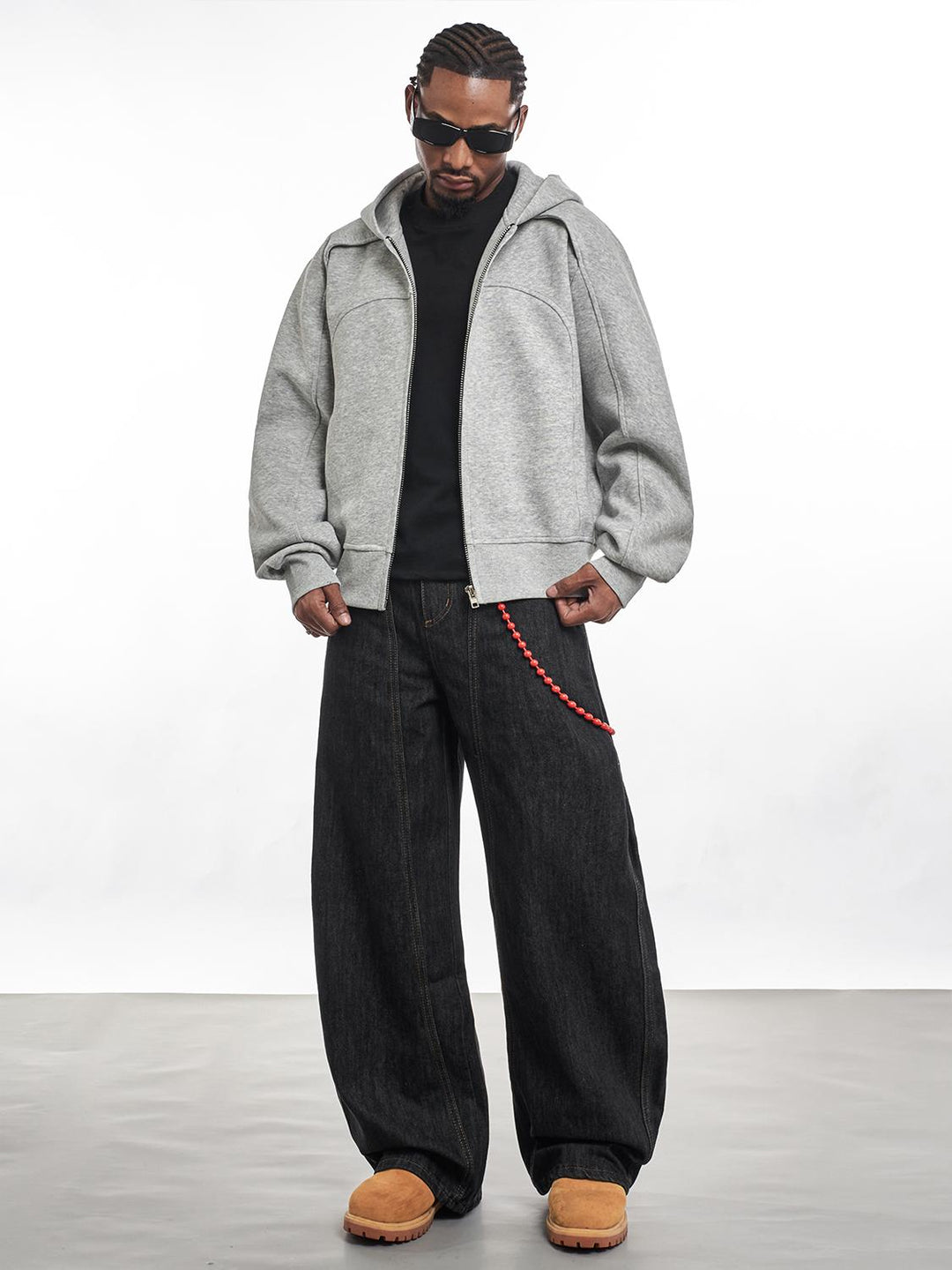 F3F Select Stitched Balloon Baggy Jeans | Face 3 Face