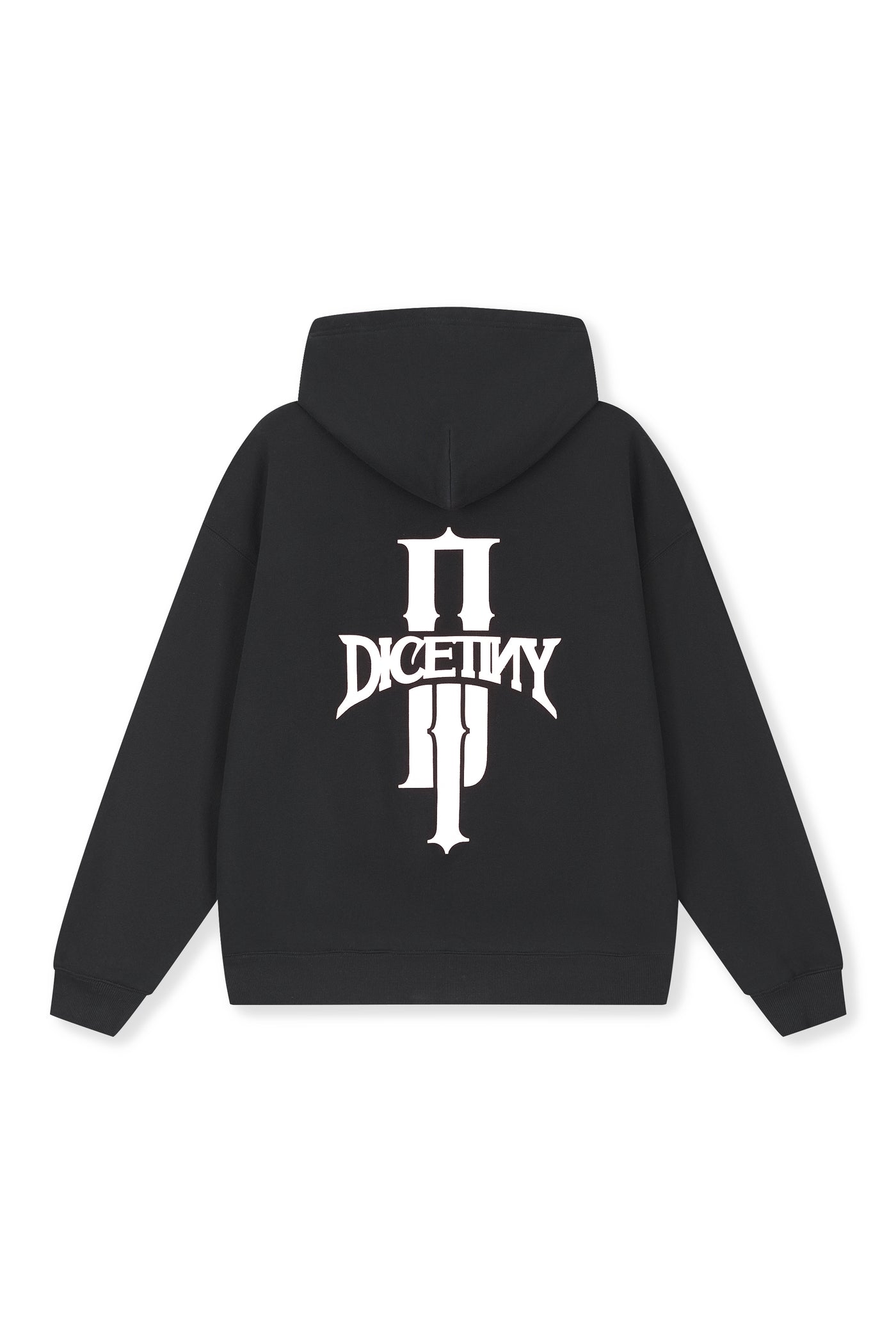 DICETINY Basic Logo Printed Hoodie | Face 3 Face