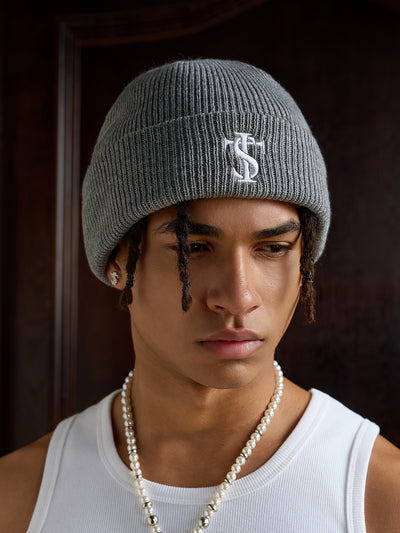 Small Town Kid Basic Logo Embroidery Beanie | Face 3 Face