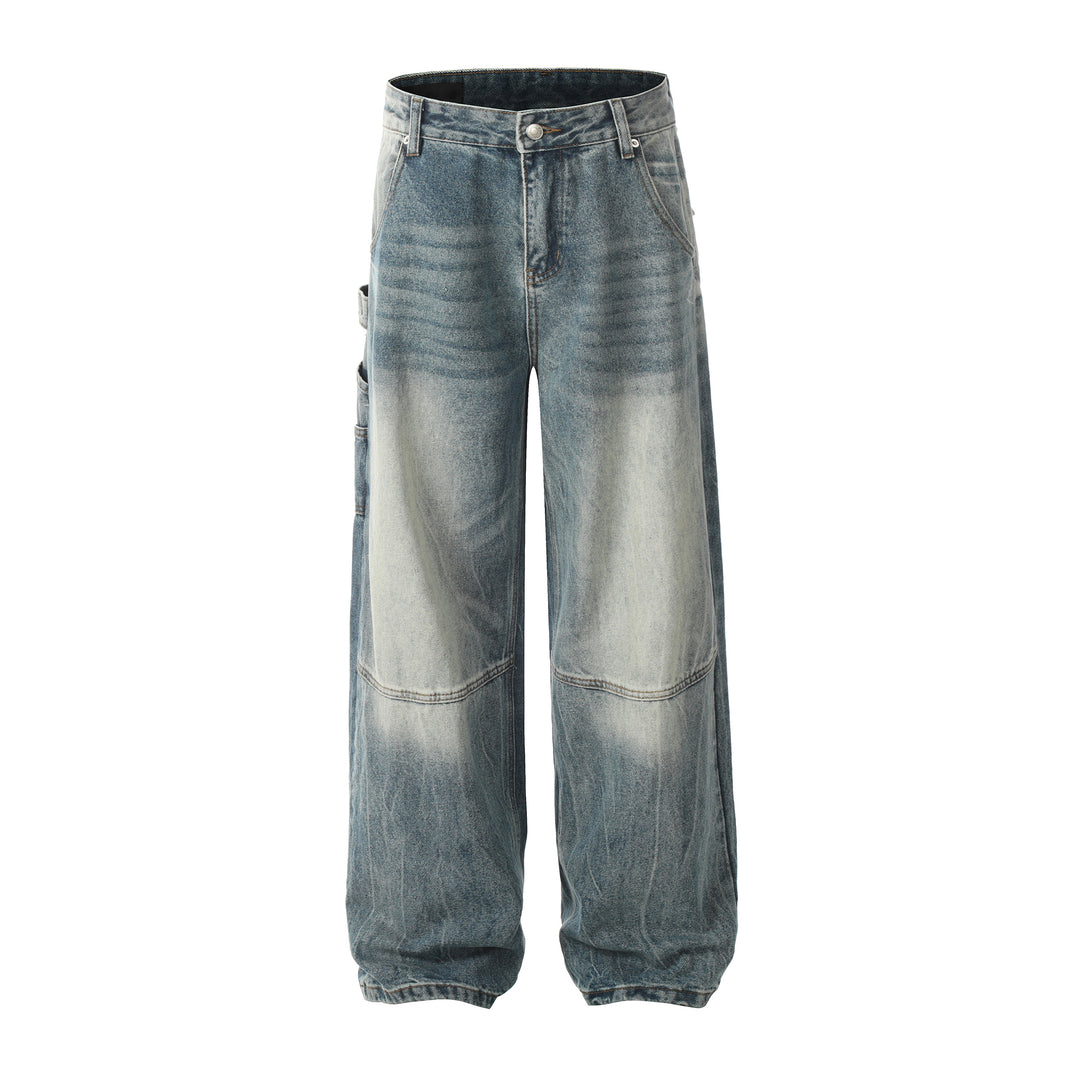 F3F Select Vintage Washed Blue Work Jeans | Face 3 Face
