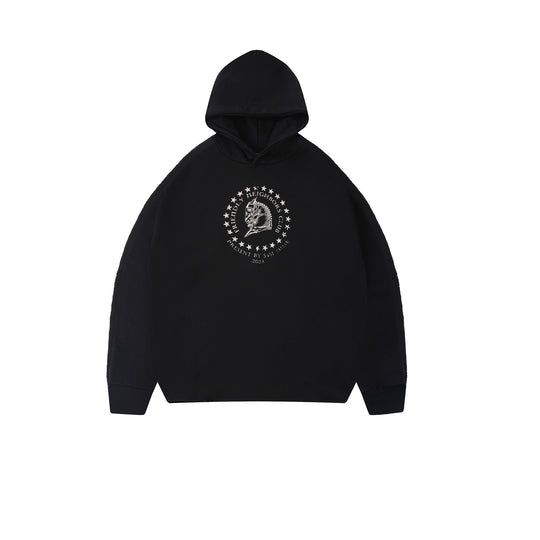 S45 War Horse Medal Stitching Hoodie | Face 3 Face