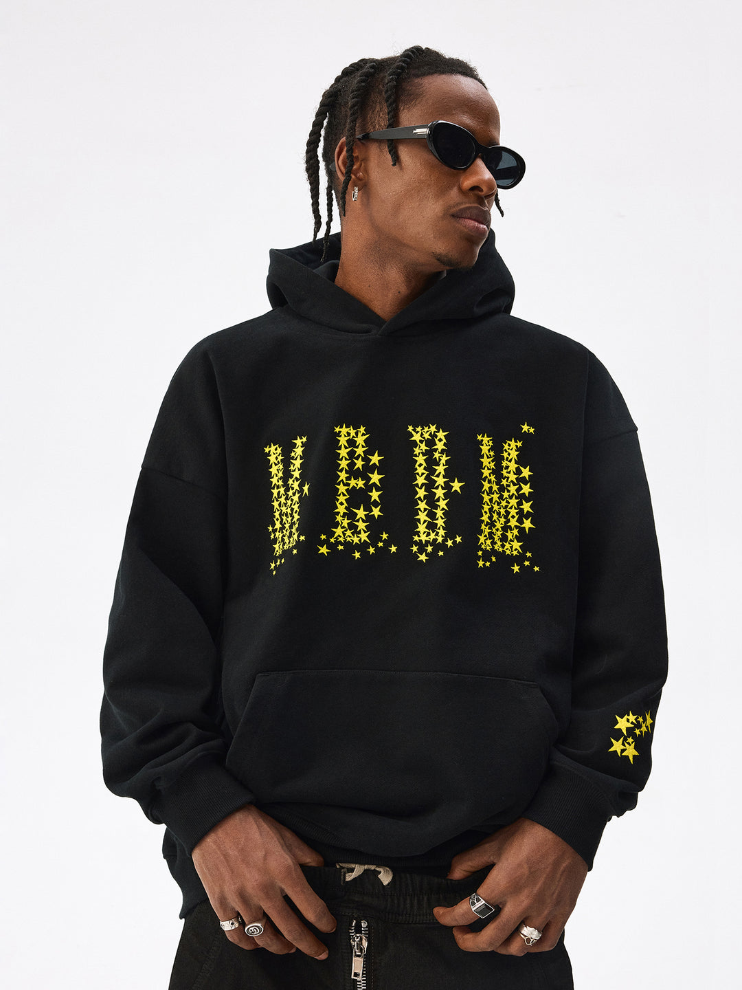 MEDM Star Embroidery Hoodie