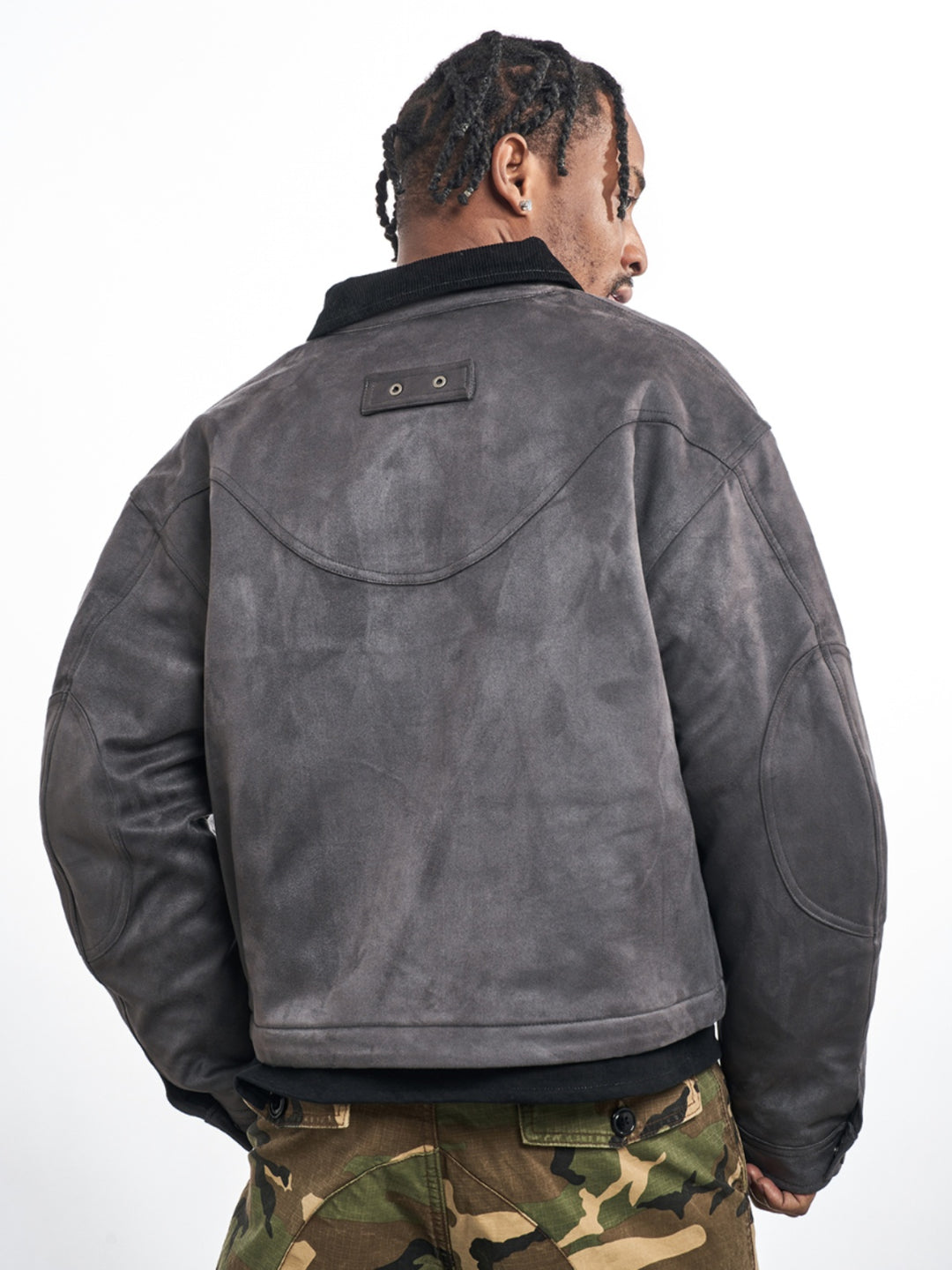 F3F Select Suede Short Work Jacket | Face 3 Face
