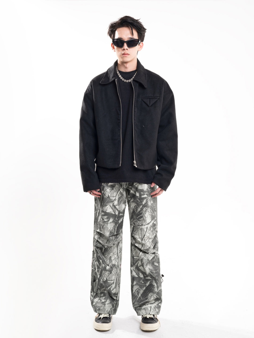 F3F Select Drawstring Leaves Camouflage Work Pants