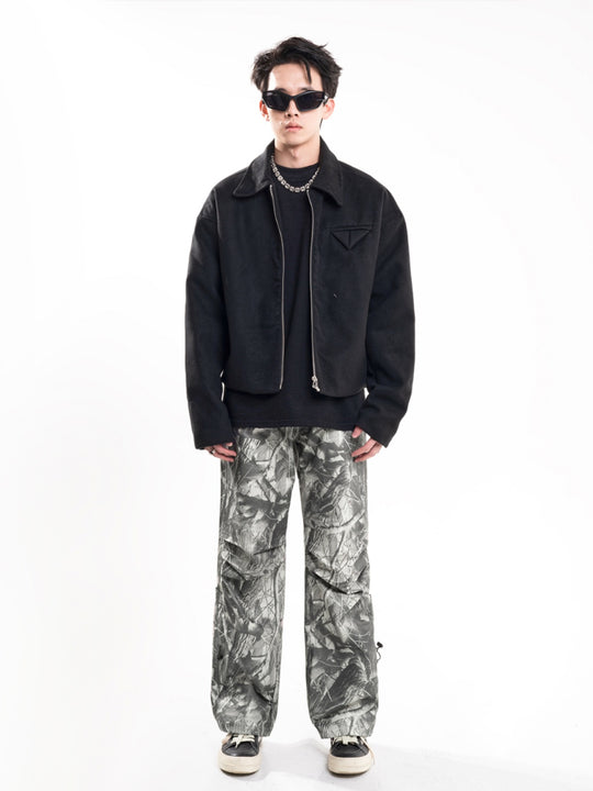 F3F Select Drawstring Leaves Camouflage Work Pants
