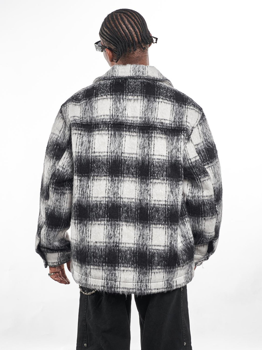F3F Select Brushed Plaid CPO Shirt Jacket | Face 3 Face