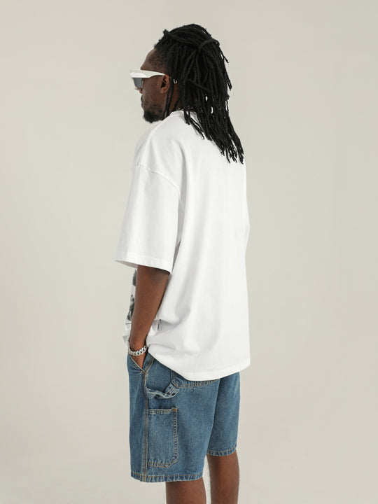 F3F Select Retro Blue Lumberjack Denim Work Shorts