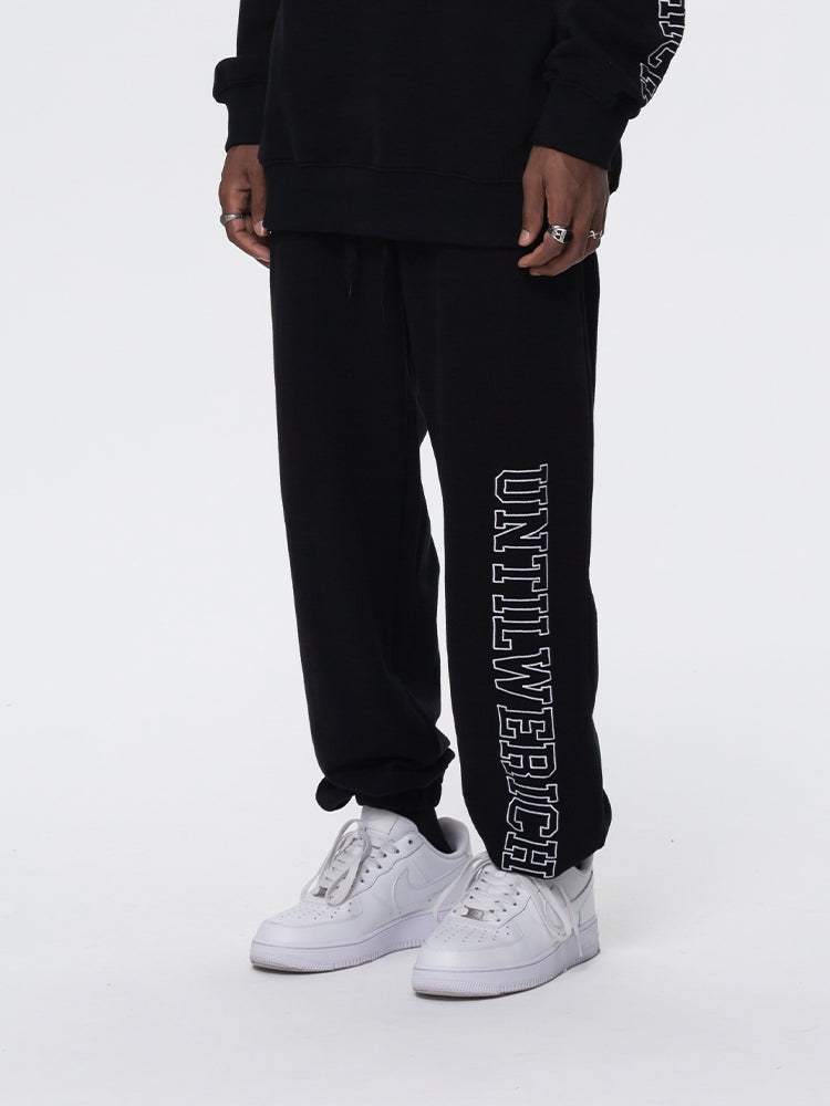 UNTILWERICH Logo Embroidered Sports Sweatpants | Face 3 Face