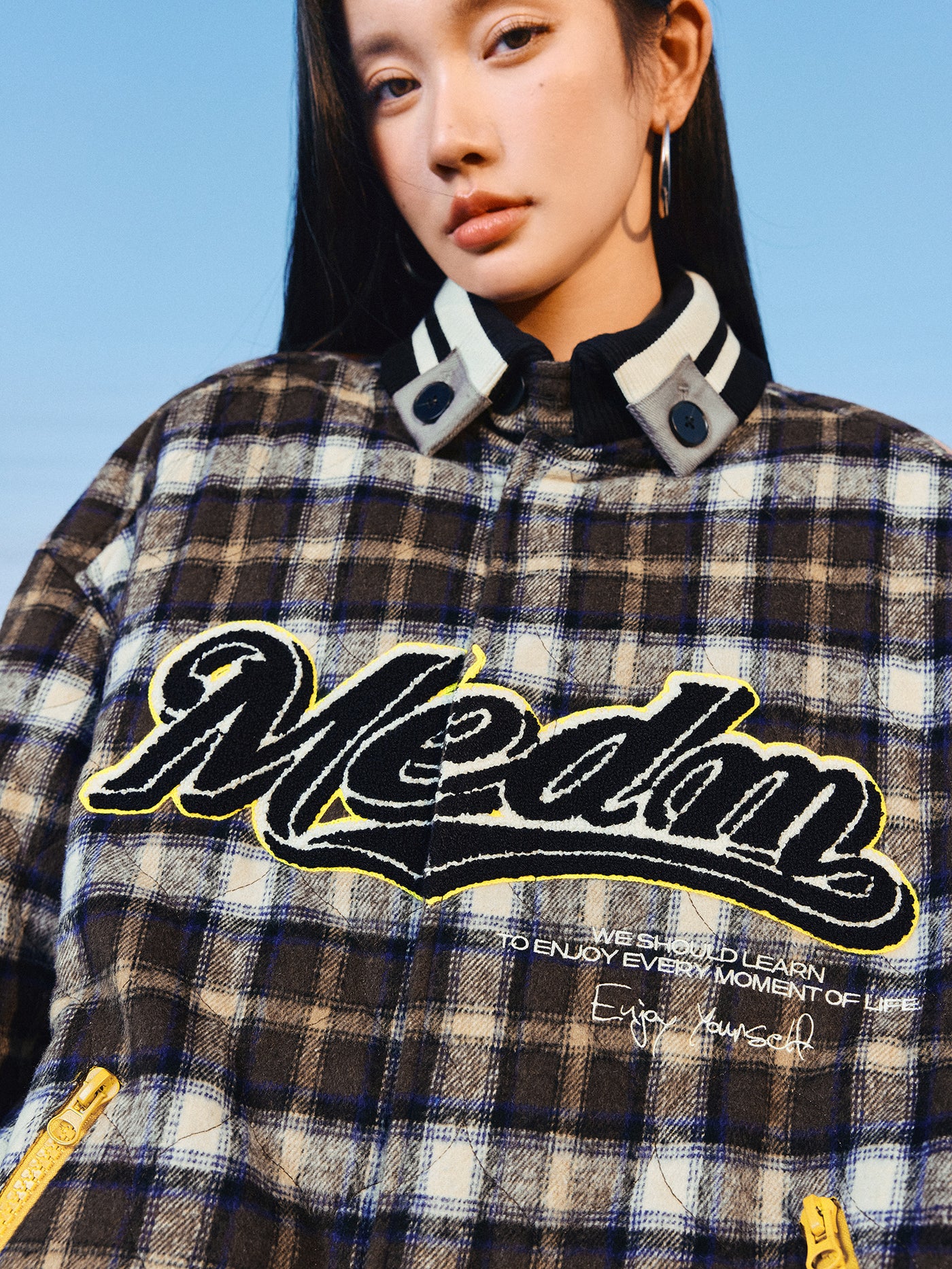 MEDM Plaid Quilting Flannel Jacket | Face 3 Face