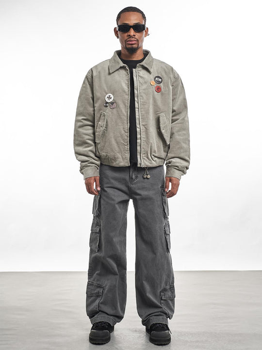 F3F Select Corduroy Work Bomber Jacket | Face 3 Face