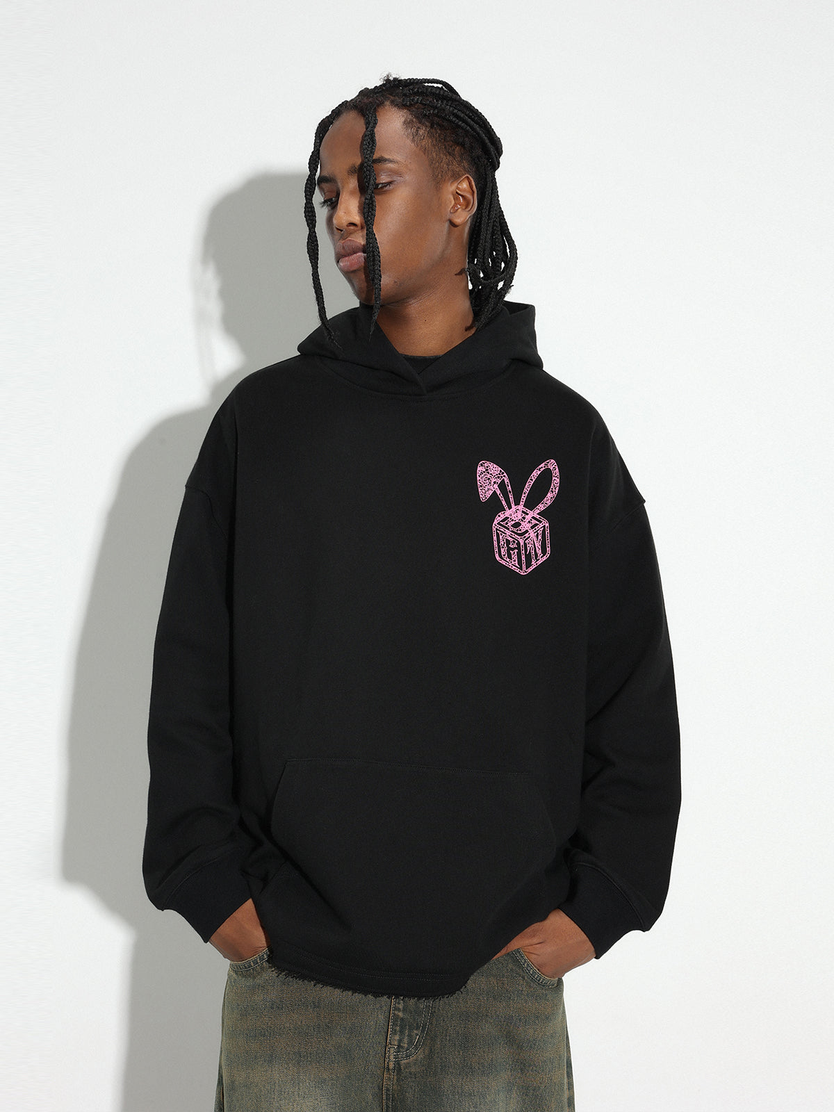 DICETINY Bunny Girl Lace Logo Hoodie | Face 3 Face