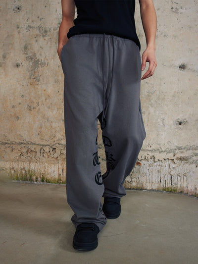 AFGK Embroidery Washed Sweatpants | Face 3 Face