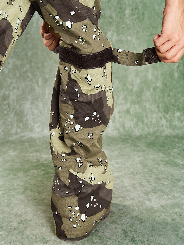 YADcrew Stereoscopic Knee Camouflage Work Pants