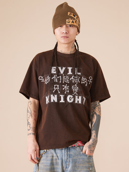 EVILKNIGHT(EK) "All We Can Do Is Love" Slogan Tee
