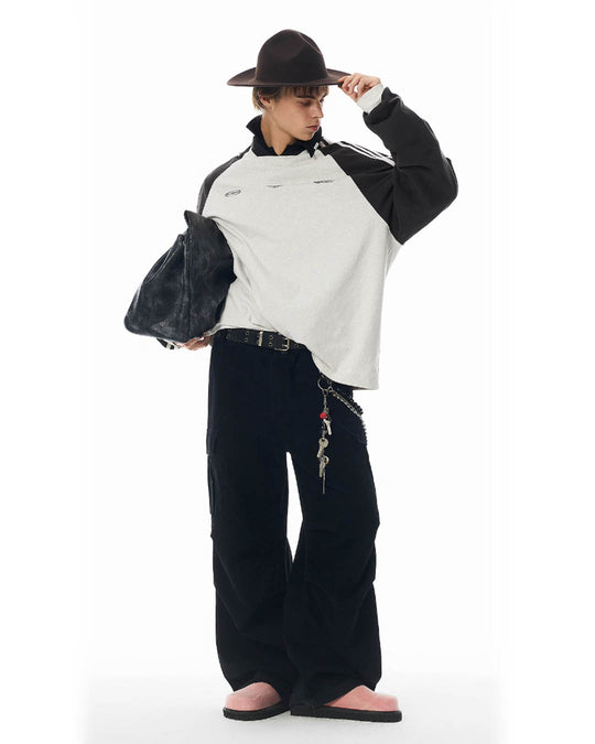 JHYQ Bar Striped Jersey Long Sleeved Tee | Face 3 Face