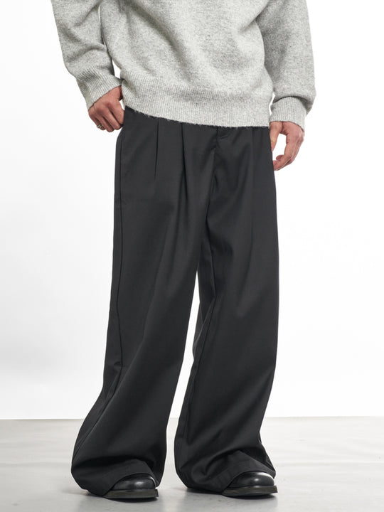 F3F Select Riveted Two Tuck Baggy Suit Pants | Face 3 Face