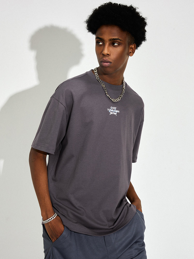 DICETINY Stone Logo Print Tee | Face 3 Face