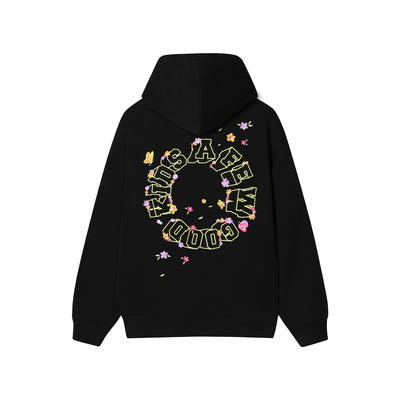 AFGK Butterfly Flower Flying Embroidery Hoodie | Face 3 Face