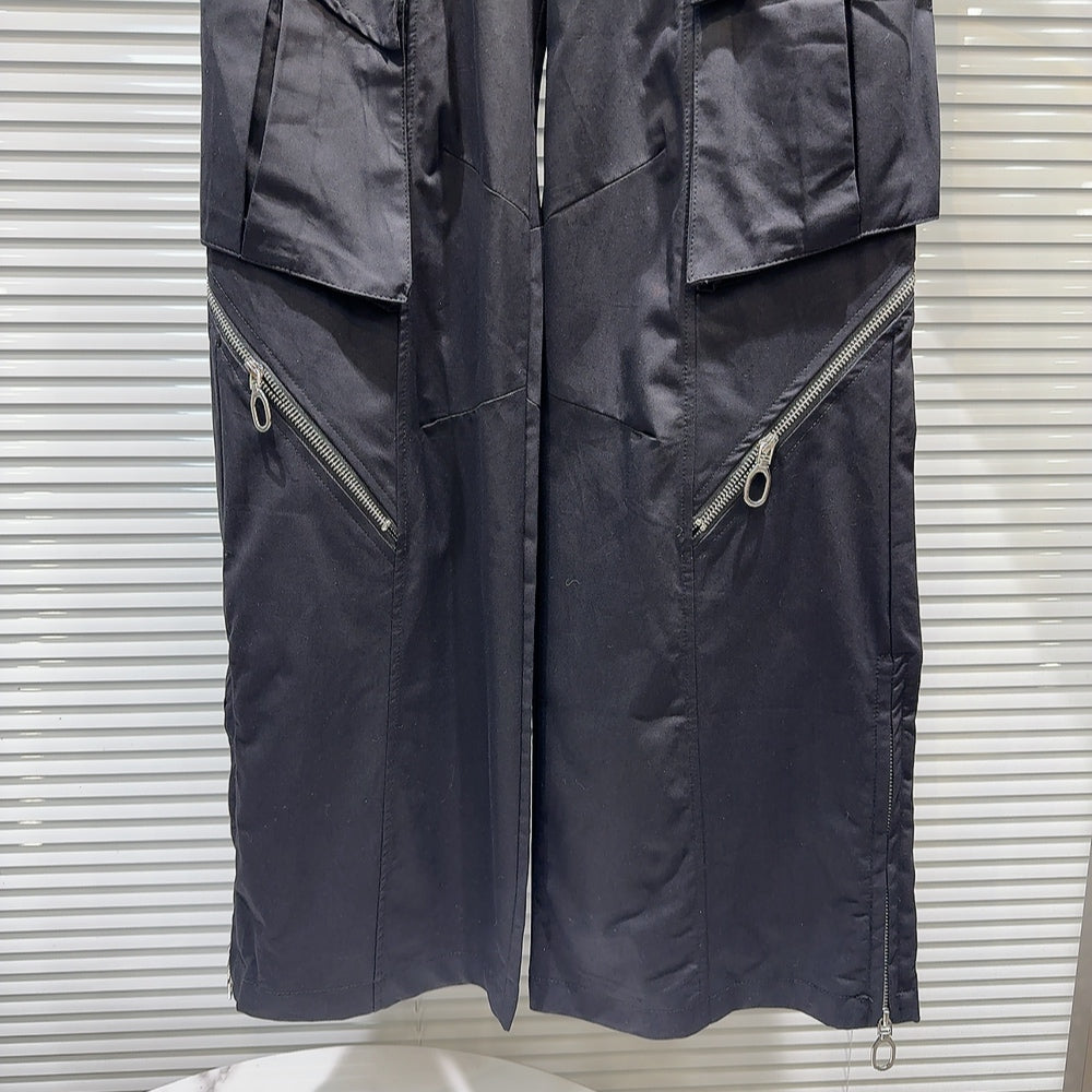 F3F Select Multi Zipper Patchwork Work Cargo Pants | Face 3 Face