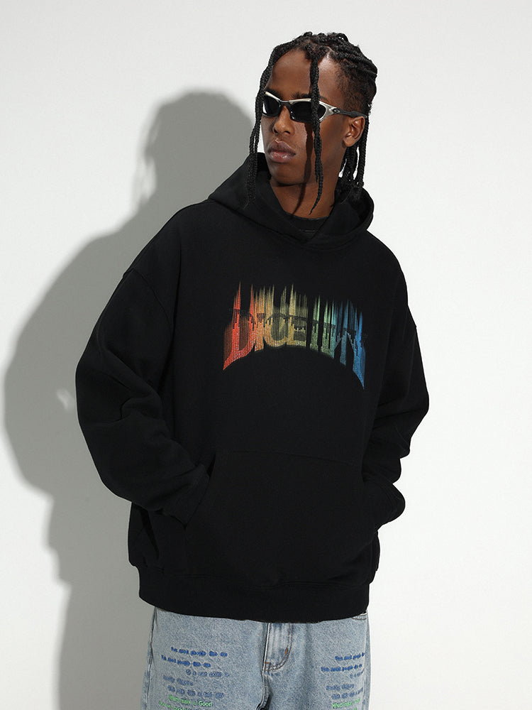 DICETINY Musical Notes Logo Printed Hoodie | Face 3 Face