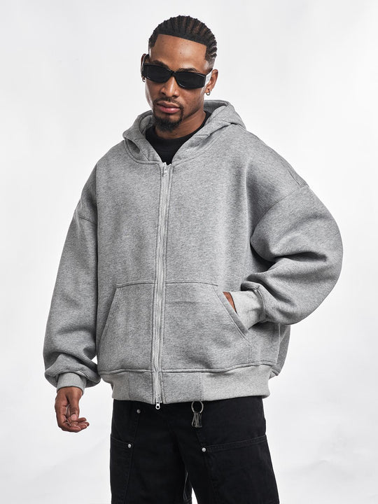 F3F Select Basic Oversize Zip Up Hoodie | Face 3 Face