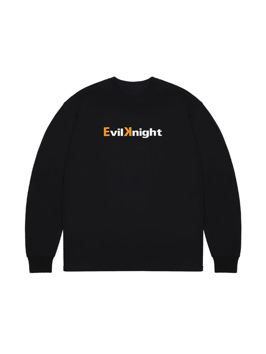 EVILKNIGHT(EK) Basic Logo Long Sleeve Tee | Face 3 Face