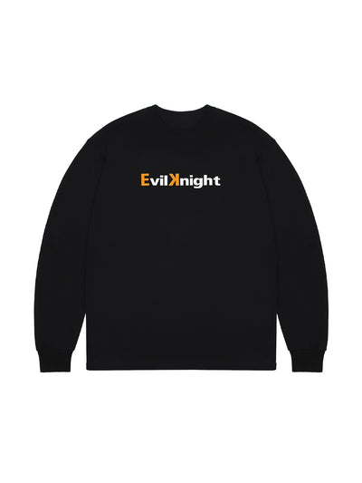 EVILKNIGHT(EK) Basic Logo Long Sleeve Tee | Face 3 Face