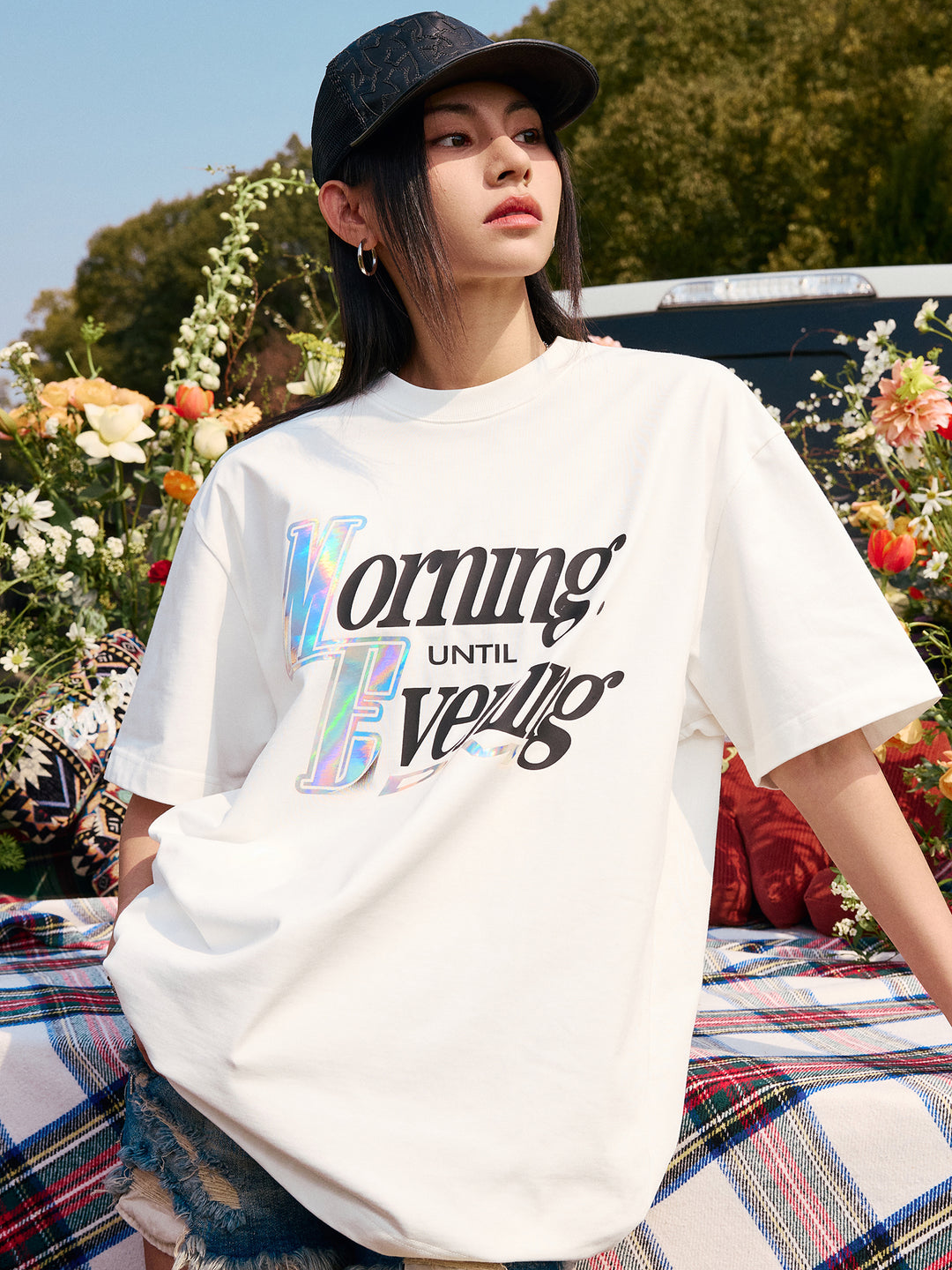 MEDM Laser Stickers Tee