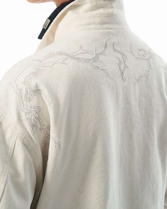 JHYQ Deconstructing Embroidery Thorn Work Jacket | Face 3 Face