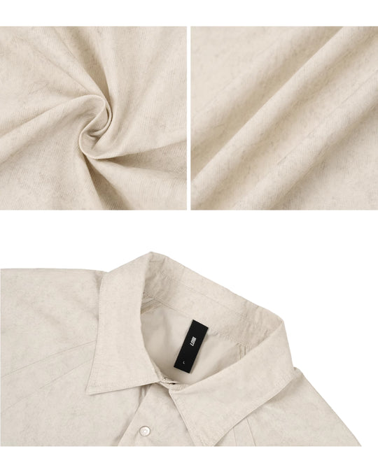 1807 Faded Patchwork Long Sleeve Shirt | Face 3 Face