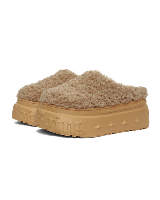 1807 INF-010 Gothic Teddy Chunky Platform Clogs