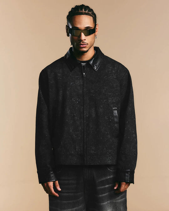 1807 ROLLTHEDICE Chain Stitched Detroit Jacket | Face 3 Face