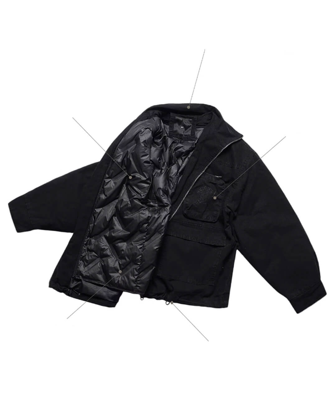 1807 Removable Down Liner Military Jacket | Face 3 Face