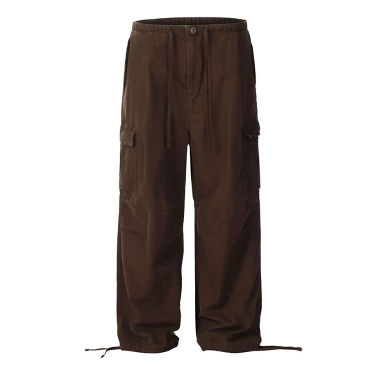 F3F Select Drawstring Large Pockets Baggy Cargo Pants | Face 3 Face