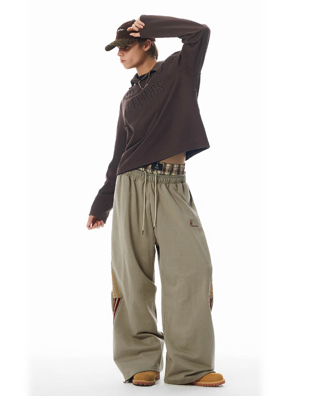 JHYQ Side Stripe Baggy Sweatpants | Face 3 Face