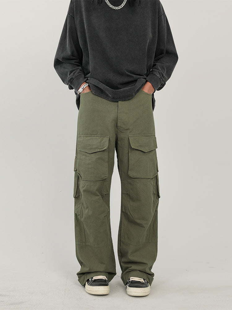 F3F Select Functional Multi Pocket Wide Leg Work Cargo Pants
