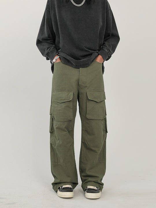 F3F Select Functional Multi Pocket Wide Leg Work Cargo Pants